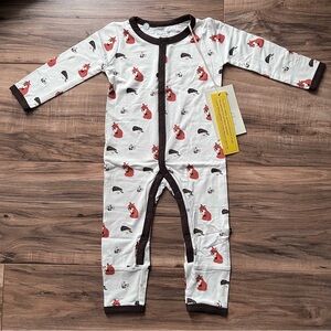 NWT Kyte Baby Sienna Woodland Snap Romper